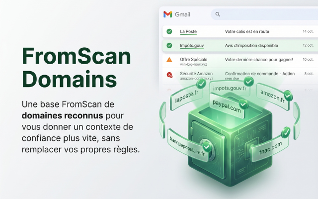 FromScan Domains - base de domaines reconnus