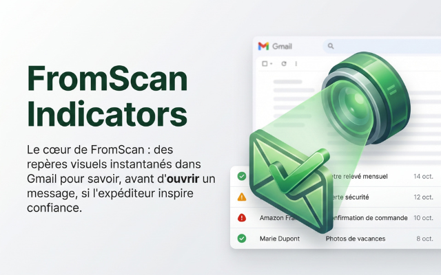 FromScan Indicators - repères visuels dans Gmail