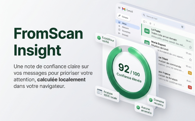 FromScan Insight - note de confiance