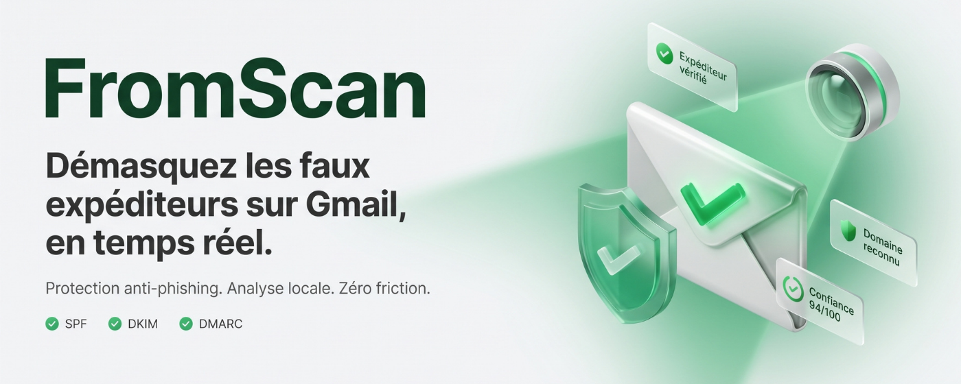 Aperçu de FromScan dans Gmail